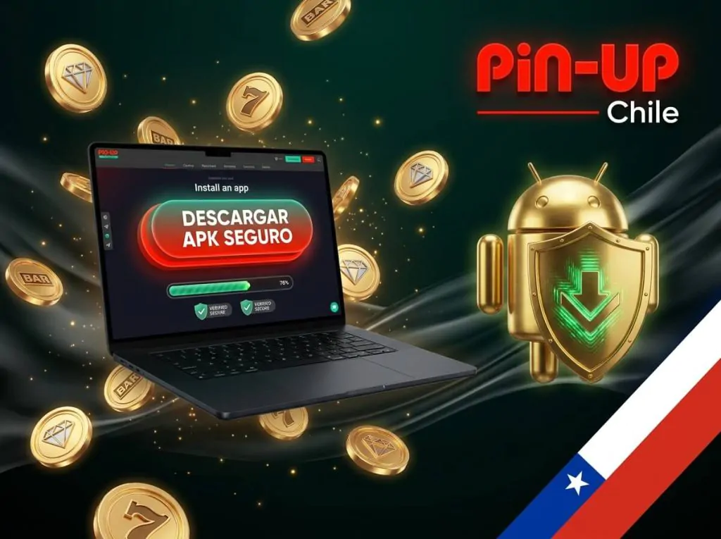 Descarga segura de la aplicación Android de Pin-Up Chile.