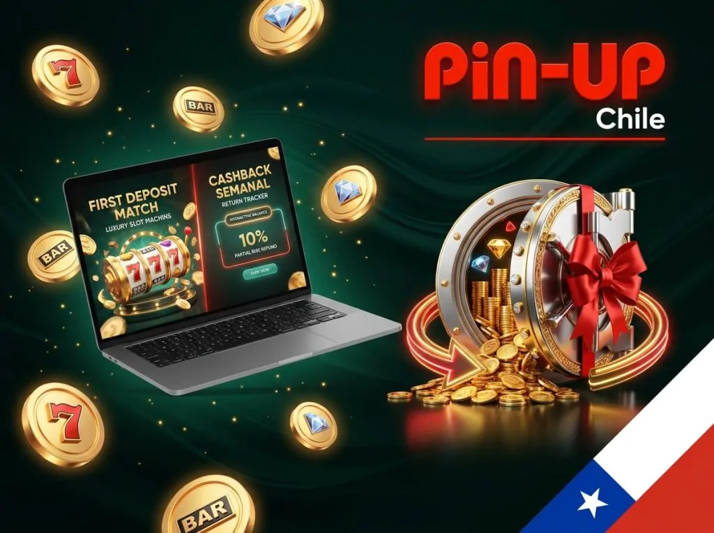 Bonos de bienvenida y promociones cashback en Pin-Up Chile.
